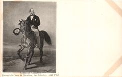 CPA Chateau de Chambord Portrait du Comte de Chambord par Schwiter 