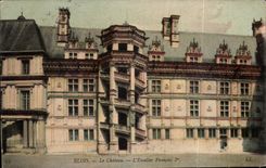 CPA Blois le Chateau l'Escalier Francois 1er 