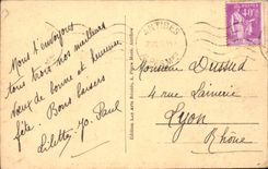 CPA Antibes le Vieux Fort et les Alpes