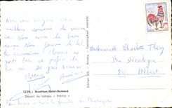 CPA Menton Saint Bernard Depart du Bateau France 