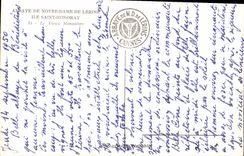 CPA Abbaye de Notre Dame de Lerins Ile Saint Honorat le Vieux Monastere 