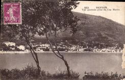 CPA Menton vue generale prise du Cap Martin 