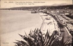 CPA Nice vue prise du Chateau Baie des Anges 
