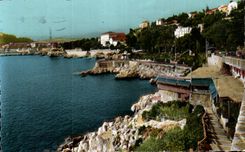 CPA Nice Route en Corniche de Nice au Port 