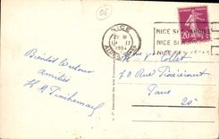 CPA Nice Le Port et le mont Boron 