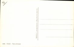 CPA Nice vue aerienne 
