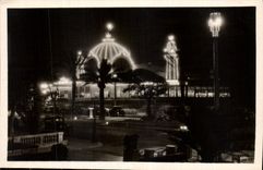 CPA La Douce France Cote d'Azur Nice le Casino de la Jetee vu la nuit 