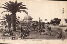 CPA Nice Le Jardin Albert Ier 