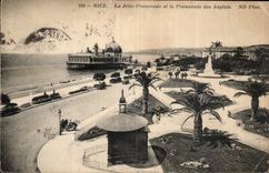 CPA Nice la Jetee Promenade et la Promenade des Anglais 
