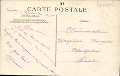 CPA Cote d'Azur Effet de Vagues 