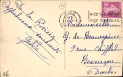 CPA Nice la Grotte du Jardin du roi Albert Ier 