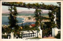 CPA Nice Entre les Pergolas 