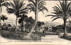 CPA Nice Les Nouveaux Jardins Casino entre les Palmiers 