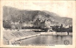 CPA Beaulieu vue generale et Hotel Bristol 