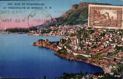 CPA Baie de Roquebrune et principaute de Monaco 
