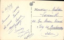 CPA Beaulieu sur Me vue prise de la Route de 