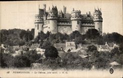 CPA Pierrefonds le Chateau cote nord 