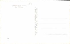 CPA Pierrefonds Oise le Chateau 