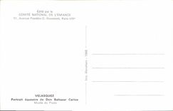 CPA Velasquez Portrait equestre de Don Baltazar Carlos Musee du Prado 