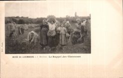 CPA Musee du Luxembourg J Breton le Rappel des Glaneuses 
