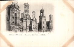 CPA Chateau de Chambord Lucarnes et Cheminees 