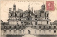 CPA Chambord le Chateau Partie centrale 