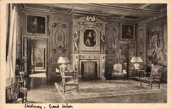 CPA Cheverny Loir et Cher Grand Salon 