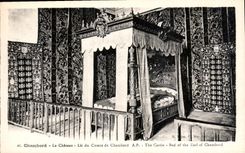 CPA Chambord le Chateau lit du Comte de Chambord 