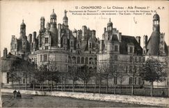 CPA Chambord le Chateau Aile Francois ier les Appartements de Francois Ier comprenaient la cour des 