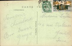 CPA Chambord le Chateau Sommet d'une Tour du Donjon 