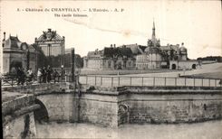 CPA Chateau de Chantilly l'Entree 