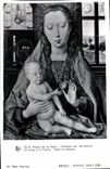 CPA La Vierge a la Pomme Detail du diptyque Bruges hopital Saint Jean 