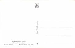 CPA La Chasse de Sainte Ursule Bruges hopital Saint Jean