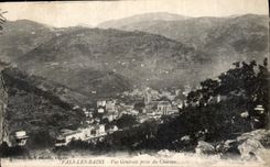 CPA Vals les Bains vue generale prise du Chateau 