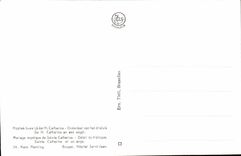 CPA Mariage mystique de Sainte Catherine detail du triptyque Sainte Catherine et un ange Bruges hopi