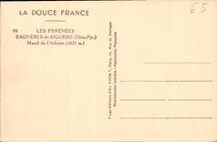 CPA Les Pyrenees Bagneres de Bigorre Htes Pyr Massif de l'Arbizon 