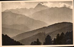 CPA La Douce France Les Pyrenees Bagneres de Bigore Environs col d'Aspin et Pic du Midi 