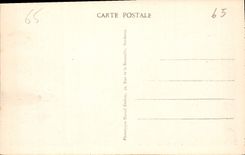 CPA Gavarnie Htes Pyrenees les gradins du Cirque et la neige a gauche la Cascade 