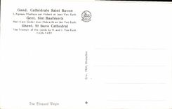 CPA La Vierge de H Maagh Cathedrale Saint Bavon l'Agneau Mystique par Hubert et Jean Van Eyck 