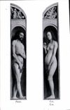 CPA Adam Eve Cathedrale Saint Bavon l'Agneau Mystique par Hubert et Jean Van Eyck 