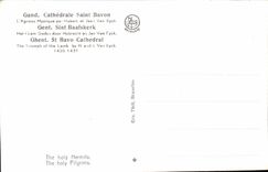 CPA Les Saints Ermites les Saints Pelerins Cathedrale Saint Bavon l'Agneau Mystique par Hubert et Je