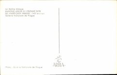 CPA Le Maitre icheque Madone assise a l'enfant dite de jindrichuy Hradec galerie nationale de Prague