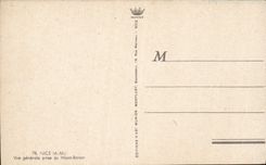 CPA Nice A M vue generale prise du mont Boron 