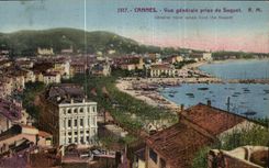 CPA Cannes vue generale prise du Suquet 