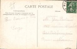 CPA Saint Antoine des Hauts Buttes Autel de Notre Dame du Mont Carmel 