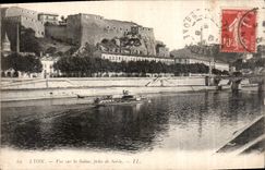 CPA Lyon vue sur la Suone prise de Serin 