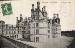 CPA Chateau de Chambord Vue prise a l'ouest 