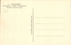 CPA Chambord Le Chateau Facade Septentrionale 