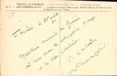 CPA Toute de France Les Pyrenees La Breche de Rolland 