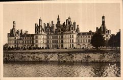 CPA Chambord Loir et Cher le Chateau facade nord 